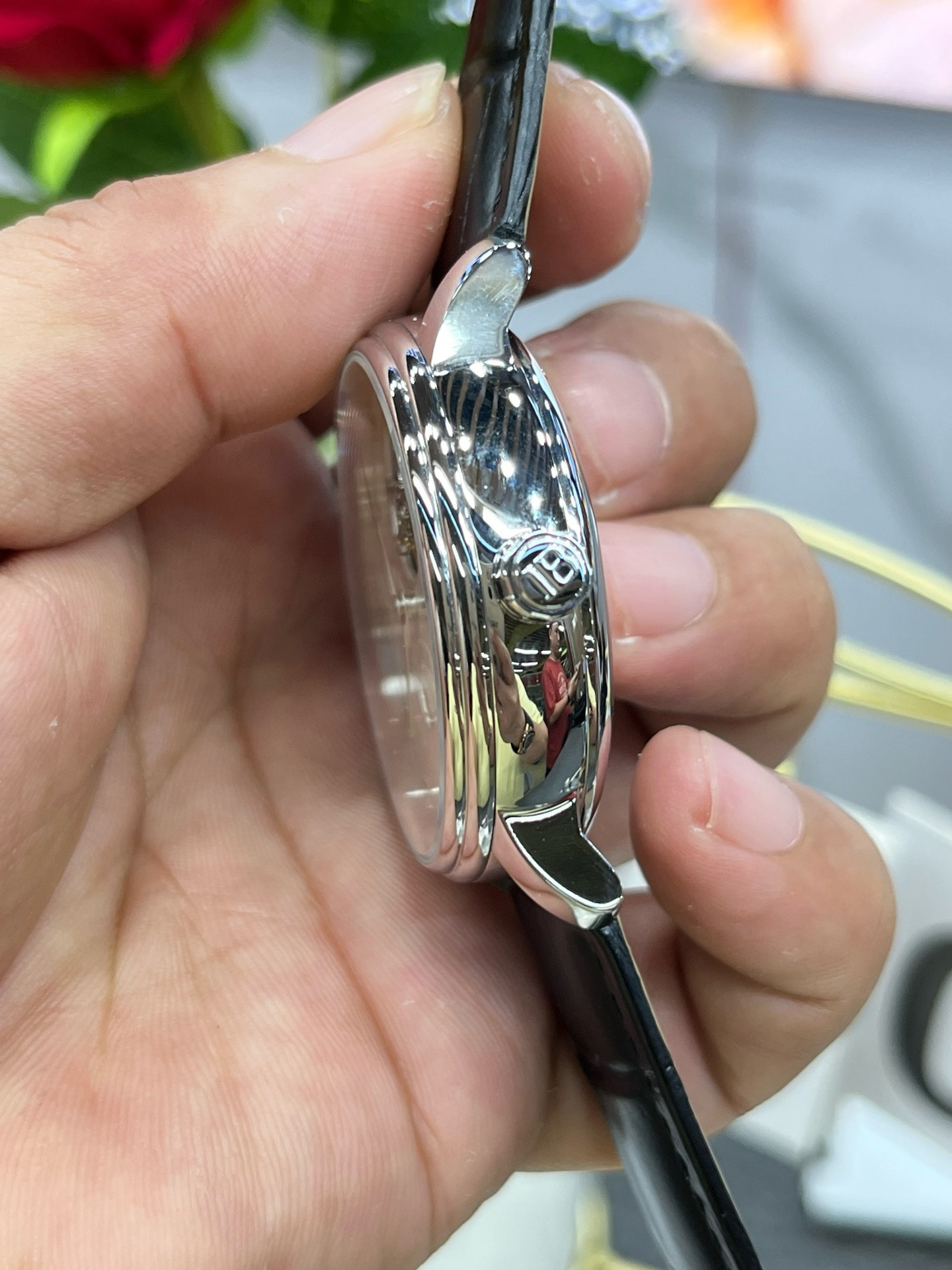 ブランパン「Blancpain」ヴィルレ トゥールビヨン自動巻き腕時計42.5mm