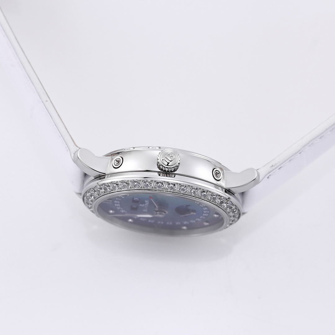 ブランパン「Blancpain」 ヴィルレ レディース ムーンフェイズ＆コンプリートカレンダー自動巻き腕時計35mm