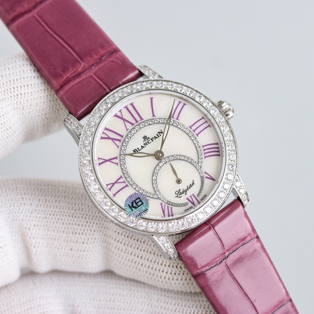 ブランパン「Blancpain」レディバード ダイヤモンドボール自動巻きレディースウォッチ34.9mm