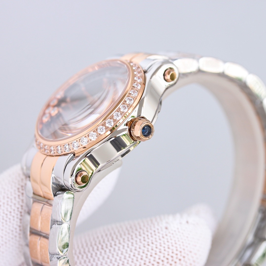 ショパール「Chopard」ハッピーダイヤモンドレディースウォッチ30MM