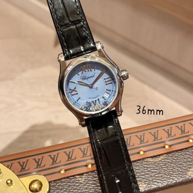 ショパール「Chopard」ハッピーダイヤモンドレディースウォッチ36mm