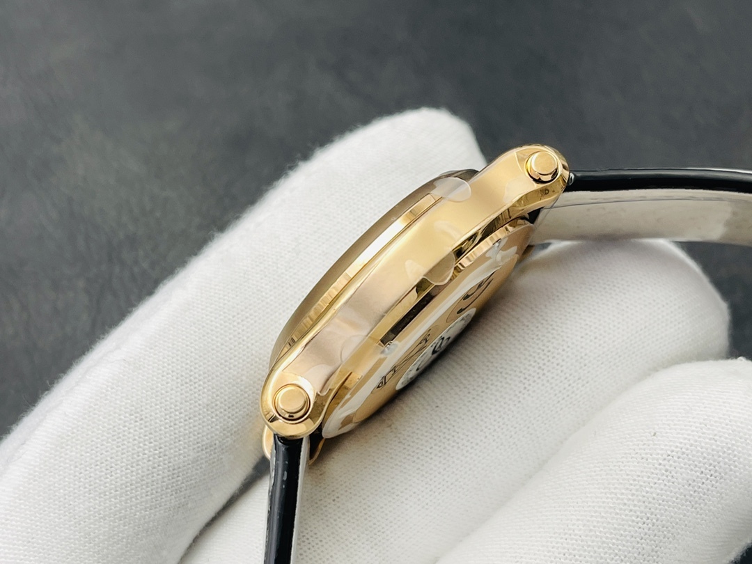 ショパール「Chopard」ハッピーダイヤモンド ハートレディース クォーツウォッチ36mm