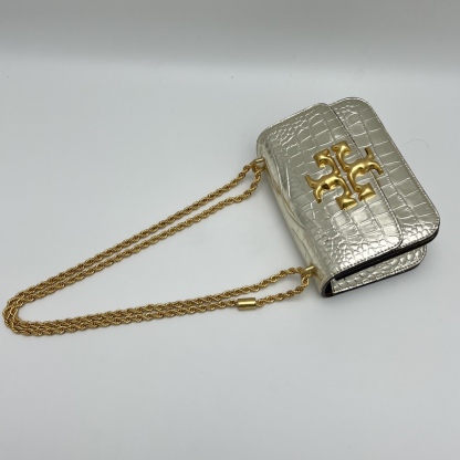 トリー バーチ「Tory Burch」 ELEANOR スモール クロコダイルエンボス ショルダーバッグ