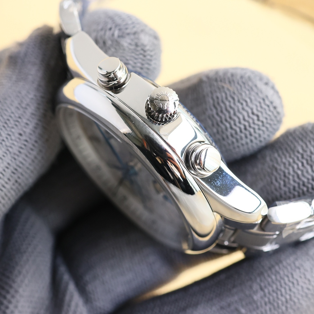 ロンジン「Longines」マスターコレクション 八針月相 クロノグラフ メンズウォッチ 40mm