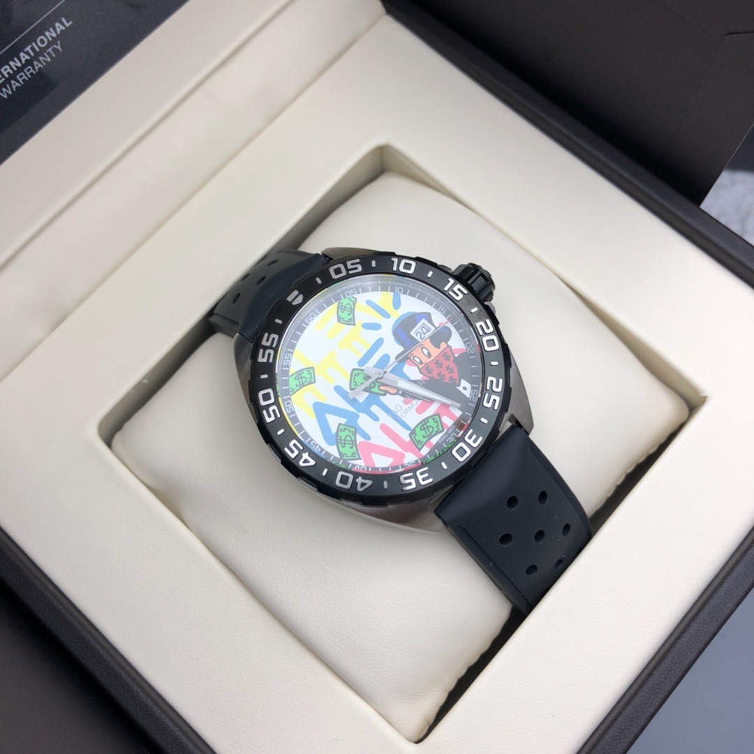 タグ・ホイヤー「TAG Heuer」カレラオートマティック ユニセックス 腕時計41mm