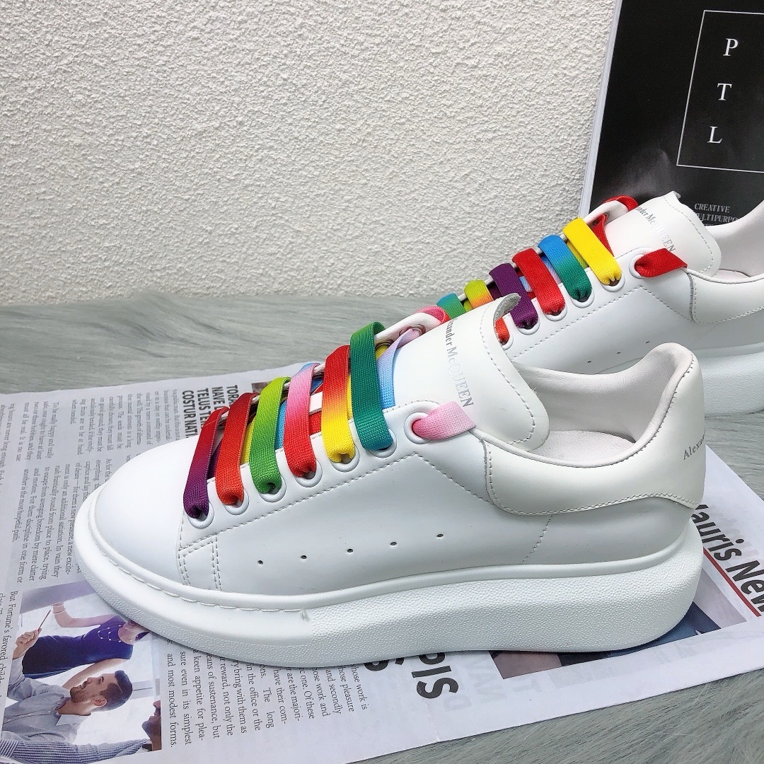 アレキサンダー・マックイーン［Alexander McQueen］Oversized Sneaker "Fluffy-Trim White" スニーカー