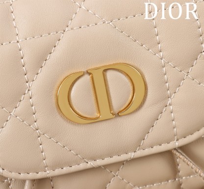 ディオール「Dior」カロ バックパック スモール ラージキャンバスキルト