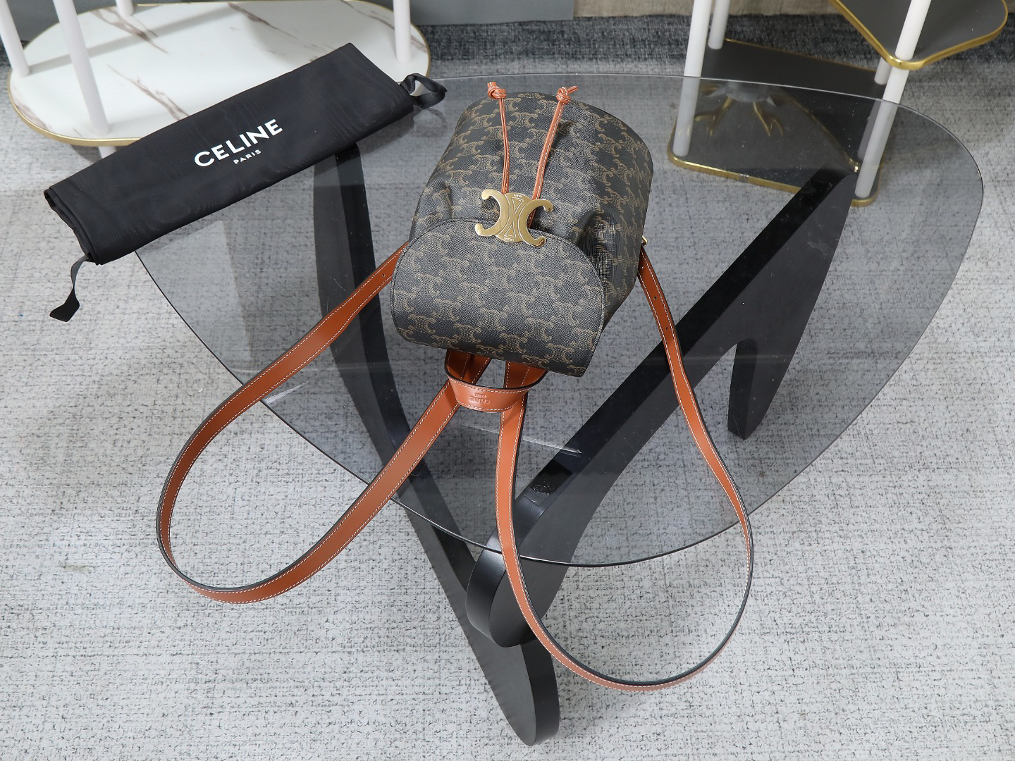 セリーヌ「Celine」Triomphe ミニ バックパック