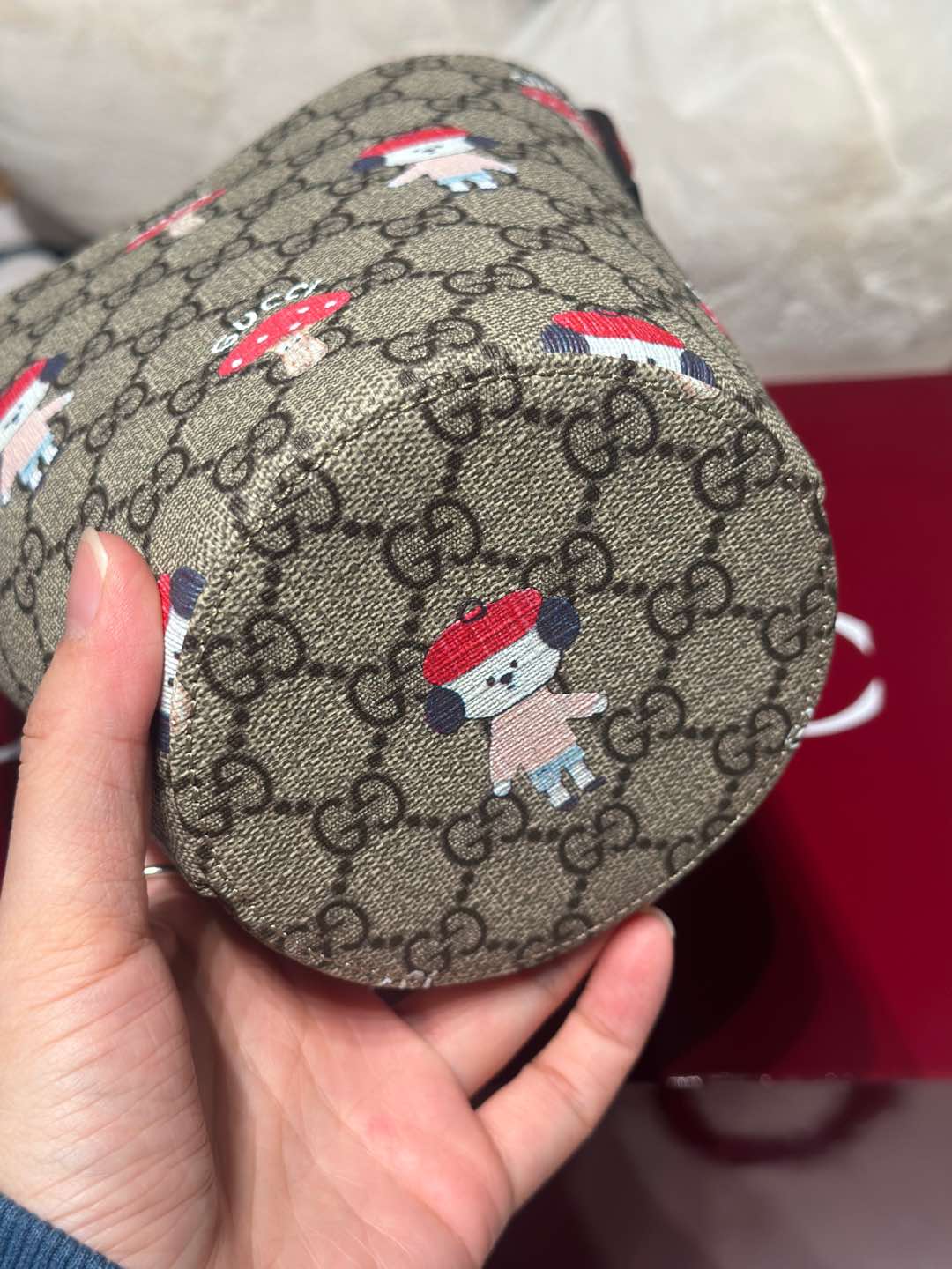 グッチ「Gucci」GG Supreme バケットバッグ