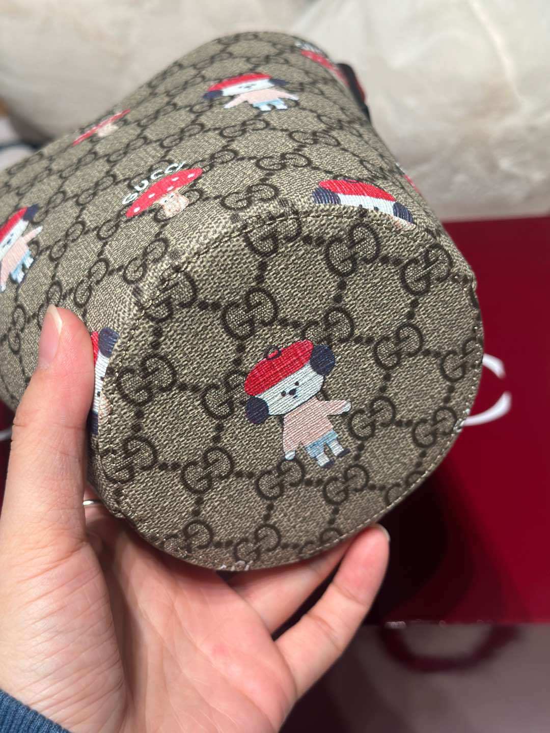 グッチ「Gucci」GG Supreme バケットバッグ