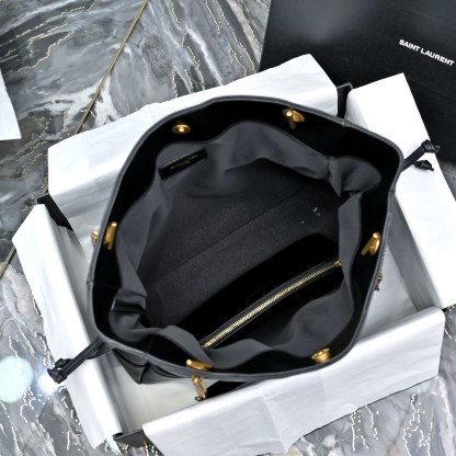 サンローラン「Saint Laurent」‌POCHON ドローストリングバケットバッグ