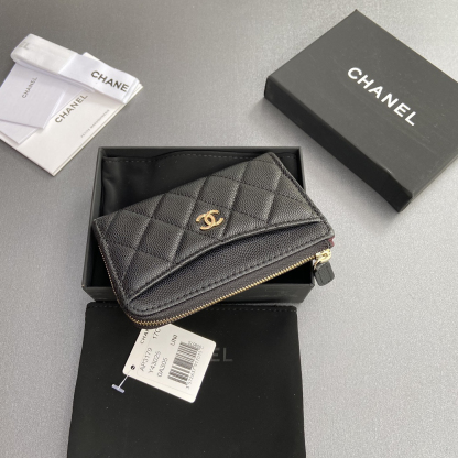 シャネル「Chanel」クラシック ジップアラウンド カードケース