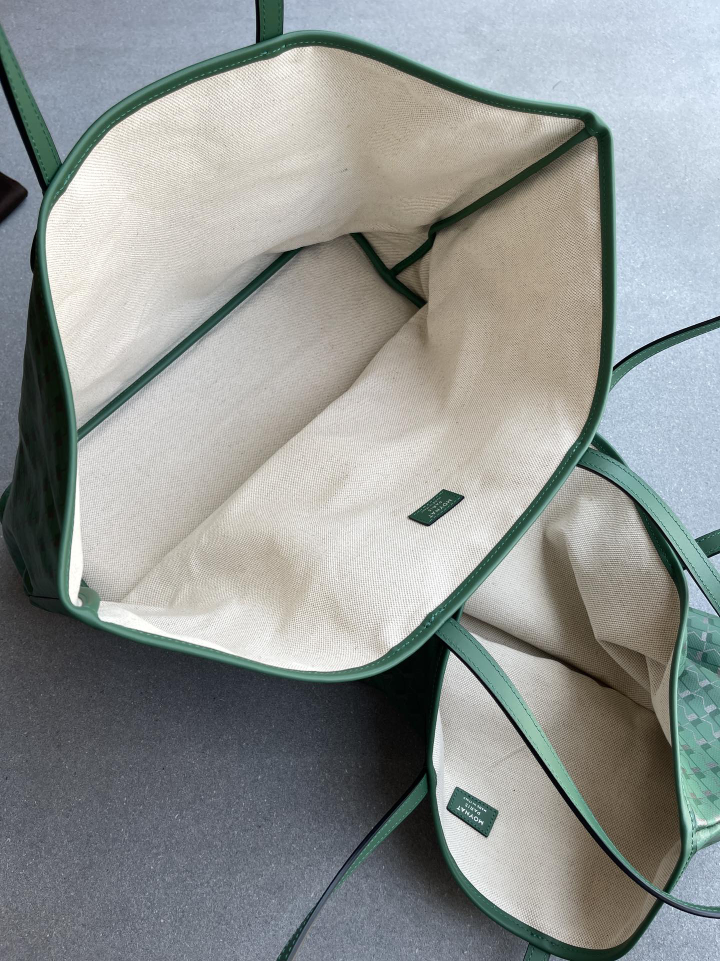 モイナ「Moynat」Canvas Tote Bag