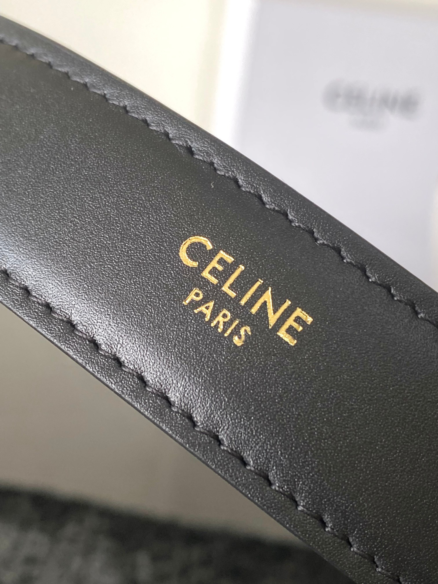 セリーヌ「Celine」CLASSIC PANIER ラフィア ショルダーバッグ
