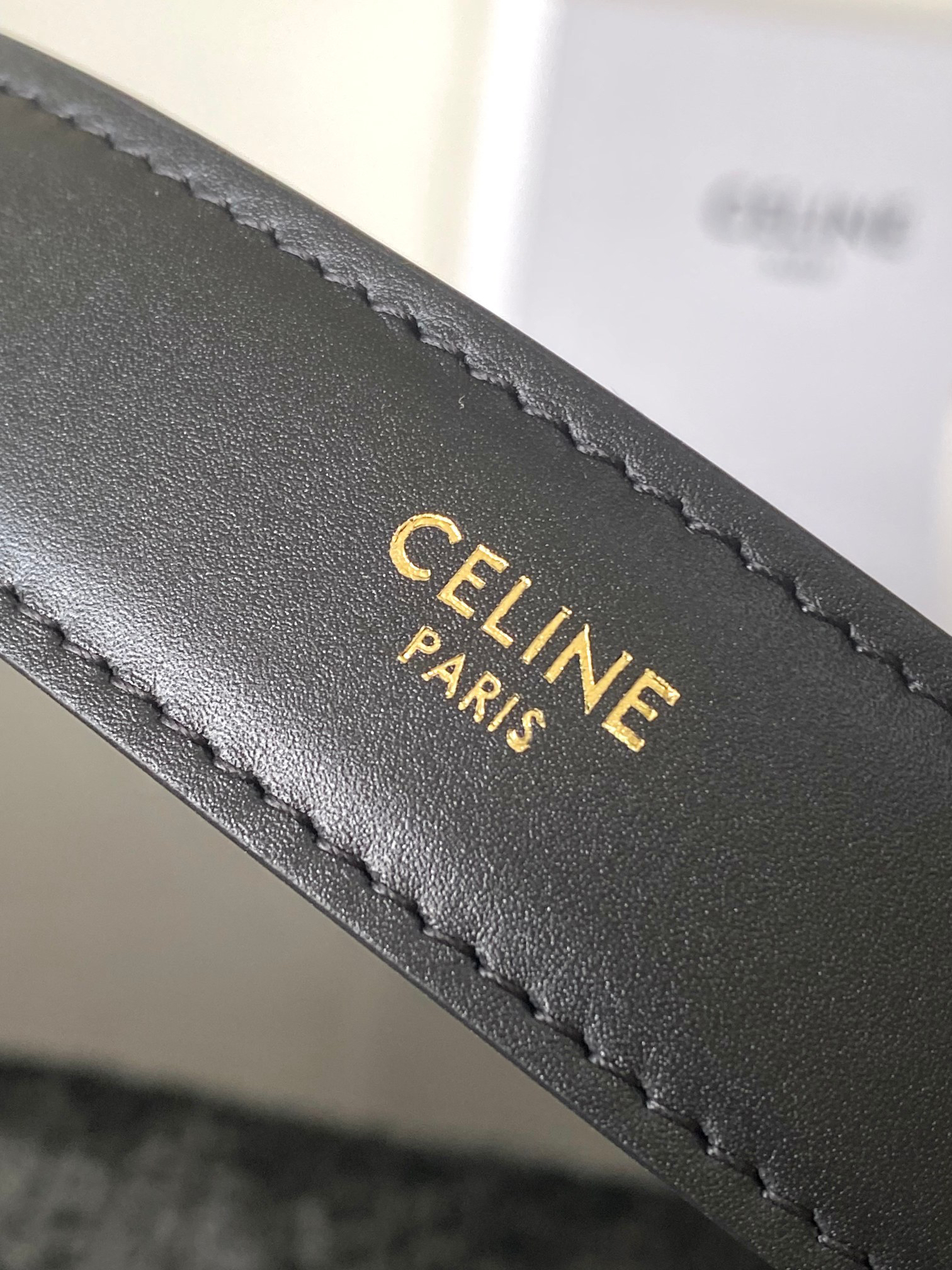 セリーヌ「Celine」CLASSIC PANIER ラフィア ショルダーバッグ