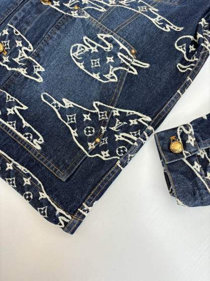 ルイ・ヴィトン「Louis Vuitton」SS25 クラウドジャカード デニムジャケット