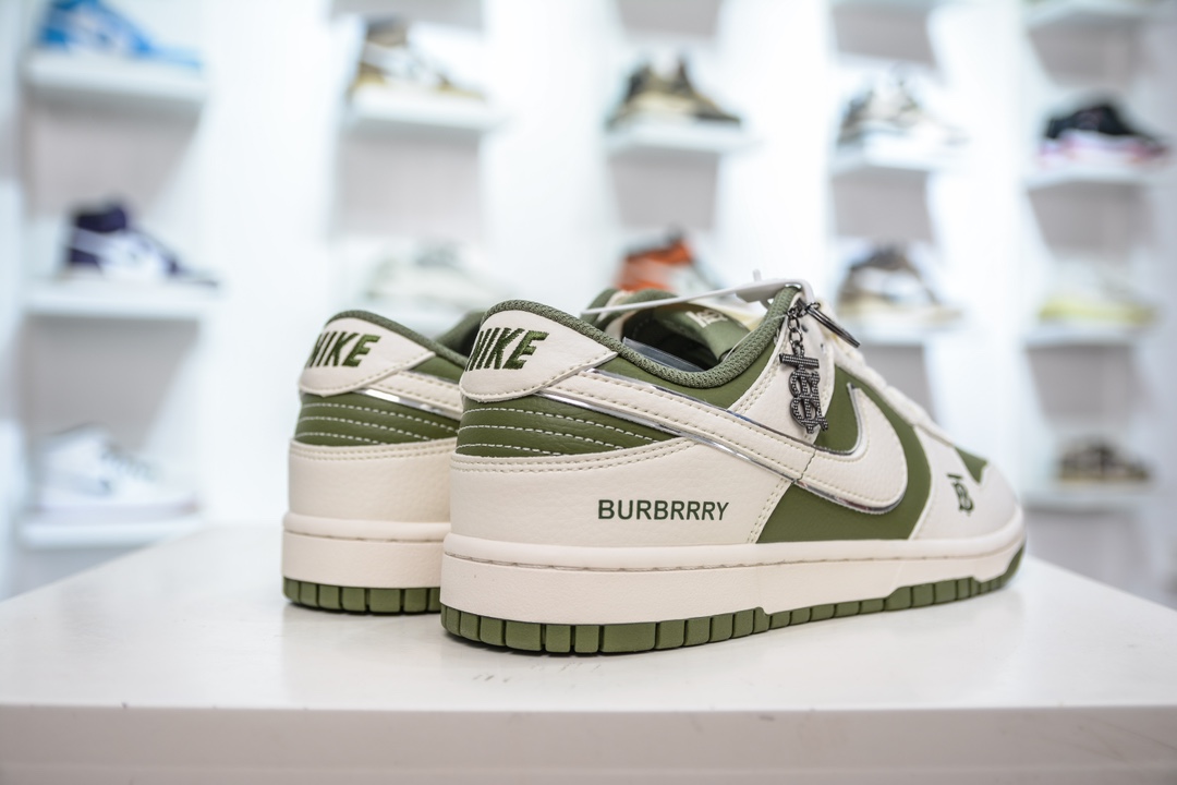 「コラボモデル」Burberry x NikeSB ダンク ロー ボーバリー コラボ 低帮スニーカー