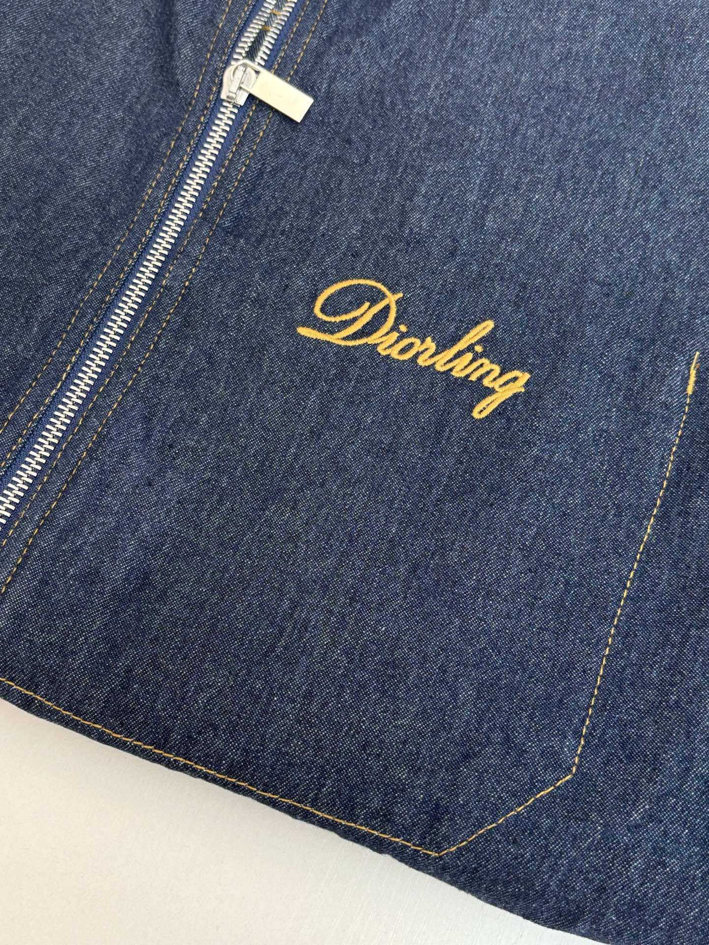 ディオール「Dior」25FW レタード エンブロイダリー デニムジャケット