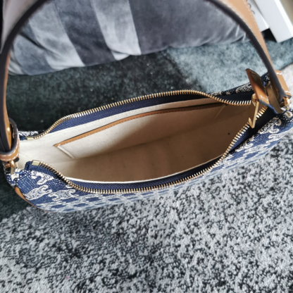 セリーヌ「Celine」AVA デニム ショルダーバッグ