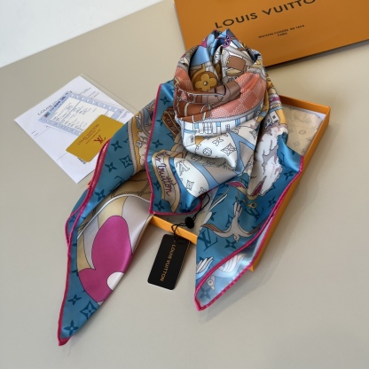 ルイ・ヴィトン「Louis Vuitton」 Monogram キャレ スカーフ