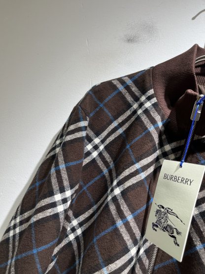 バーバリー「Burberry」 25FW レザー トラック ジャケット