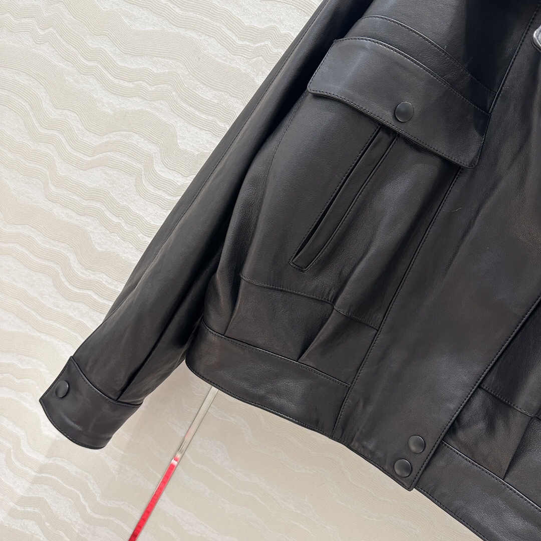 サンローラン「Saint Laurent」 Laurent ラムレザー モトジャケット