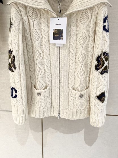 シャネル「Chanel」スペシャル ウールシルク カーディガン