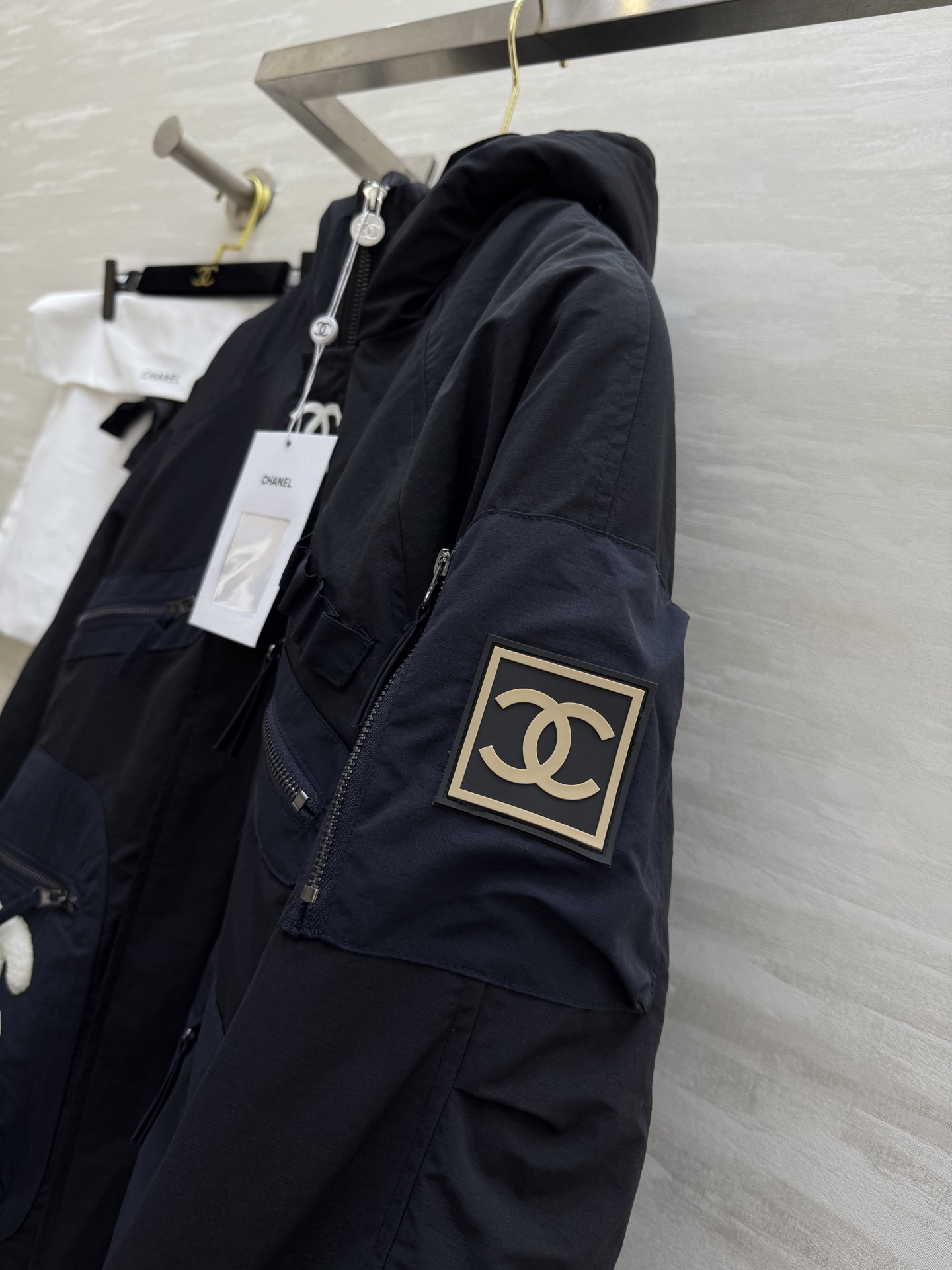 シャネル「Chanel」ヴィンテージ フード付き キルトド コート