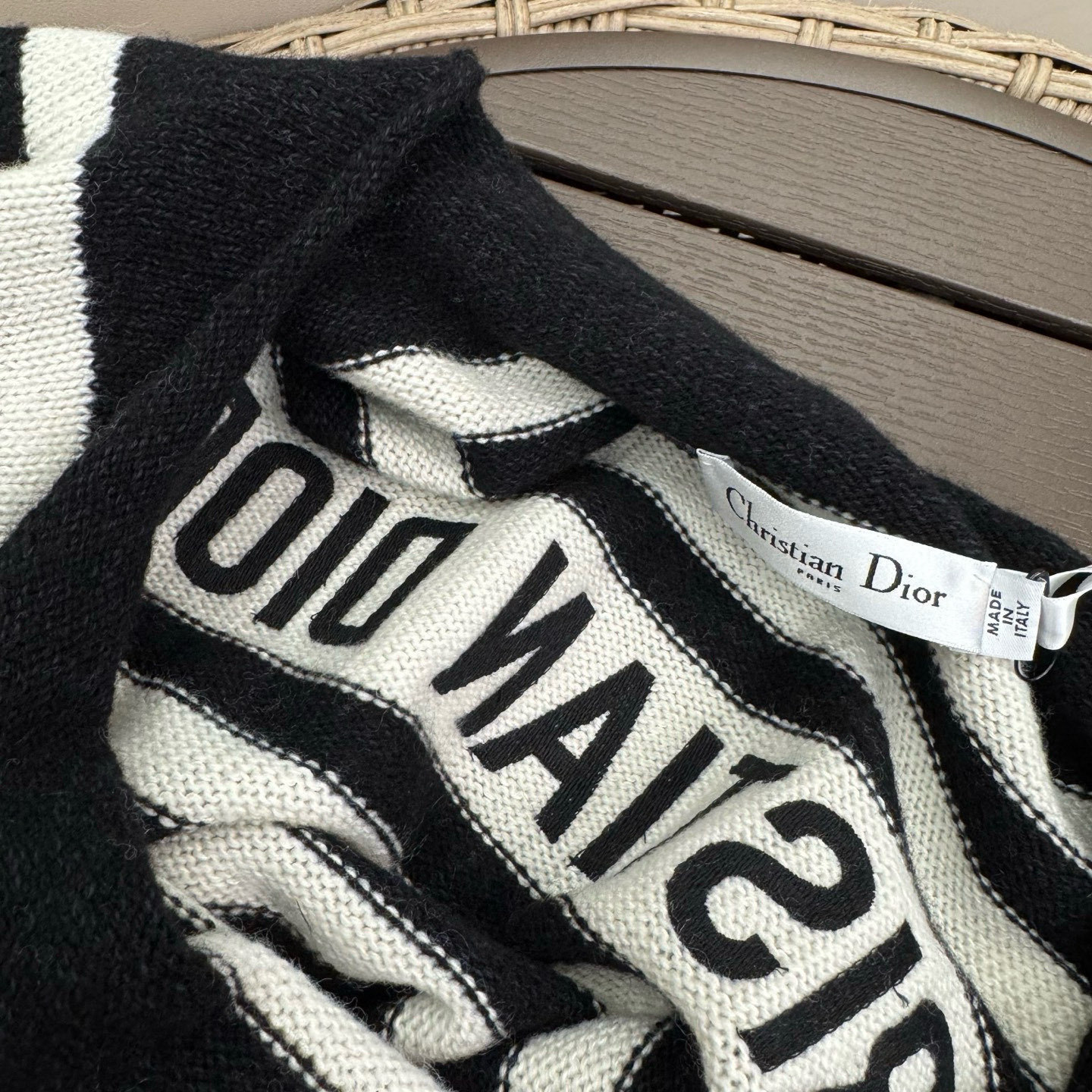 ディオール「Dior」マリンストライプ ニットセーター