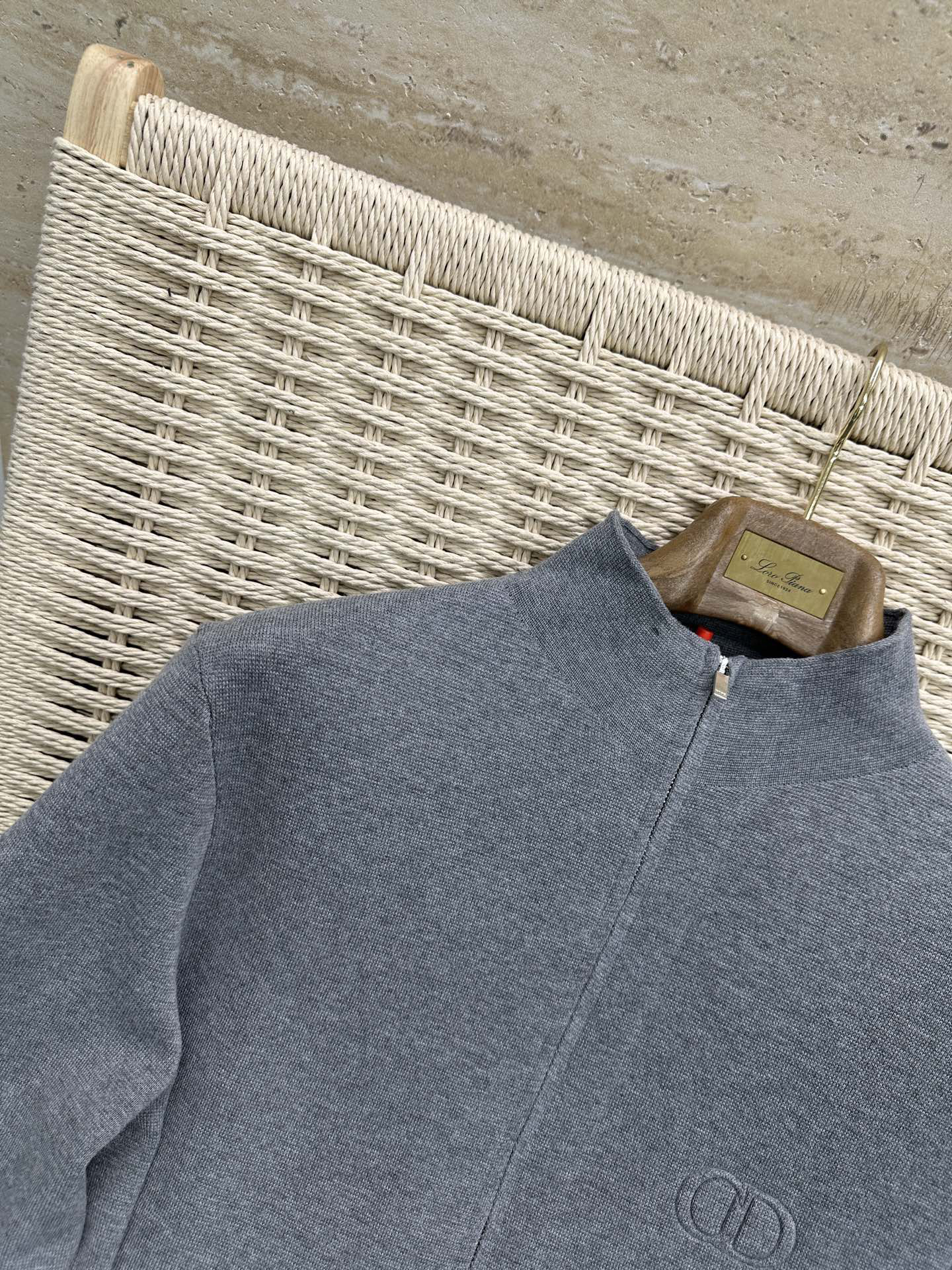 ディオール「Dior」ジップアップ ニット カーディガン