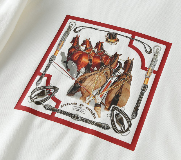 エルメス「Hermès」メンズクルーネックスウェットシャツ