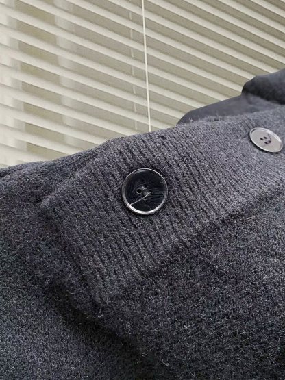 エルメス「Hermès」ロゴ フーディッド ウール ニット