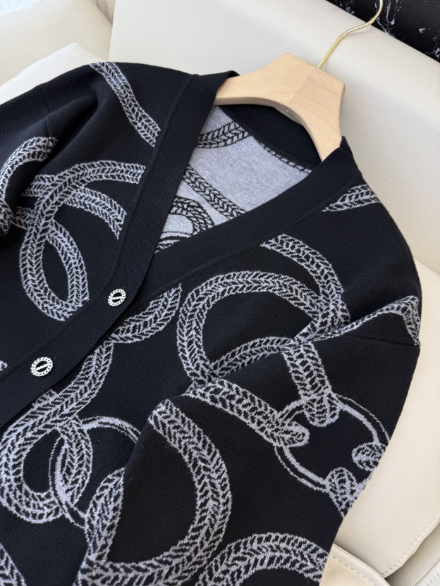 エルメス「Hermès」ロングカーディガン