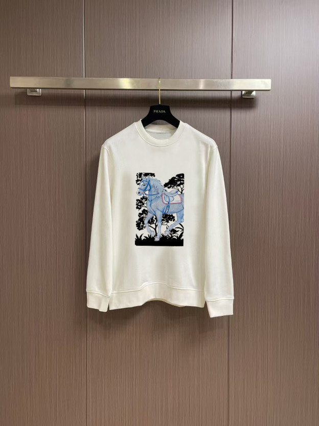 エルメス「Hermès」ヴィンテージ ループバック クルーネック スウェットシャツ