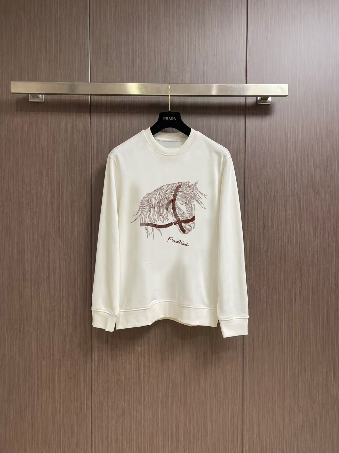 エルメス「Hermès」ヴィンテージ ループバック クルーネック スウェットシャツ