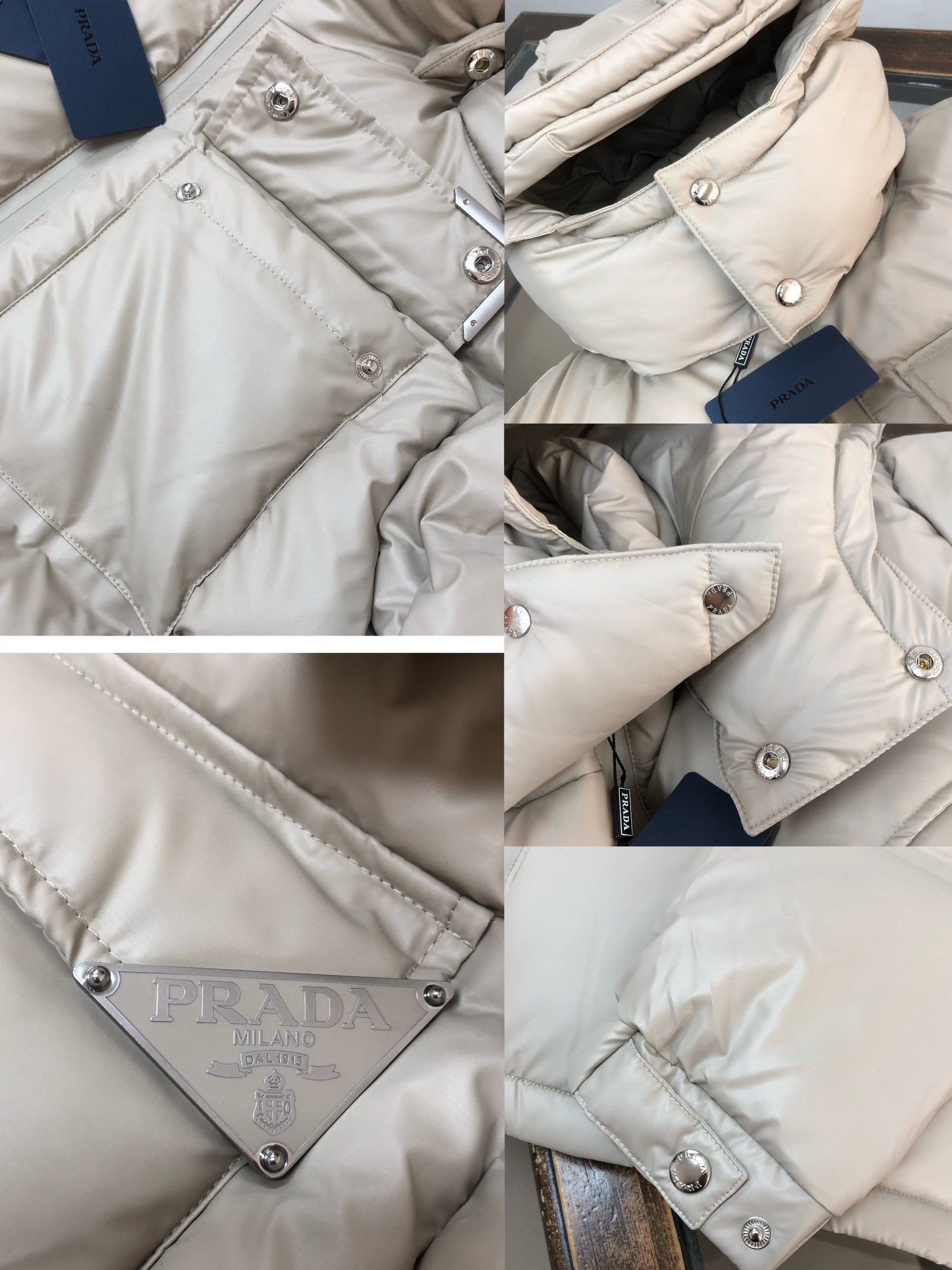 プラダ「Prada」ナイロン ダウン ジャケット