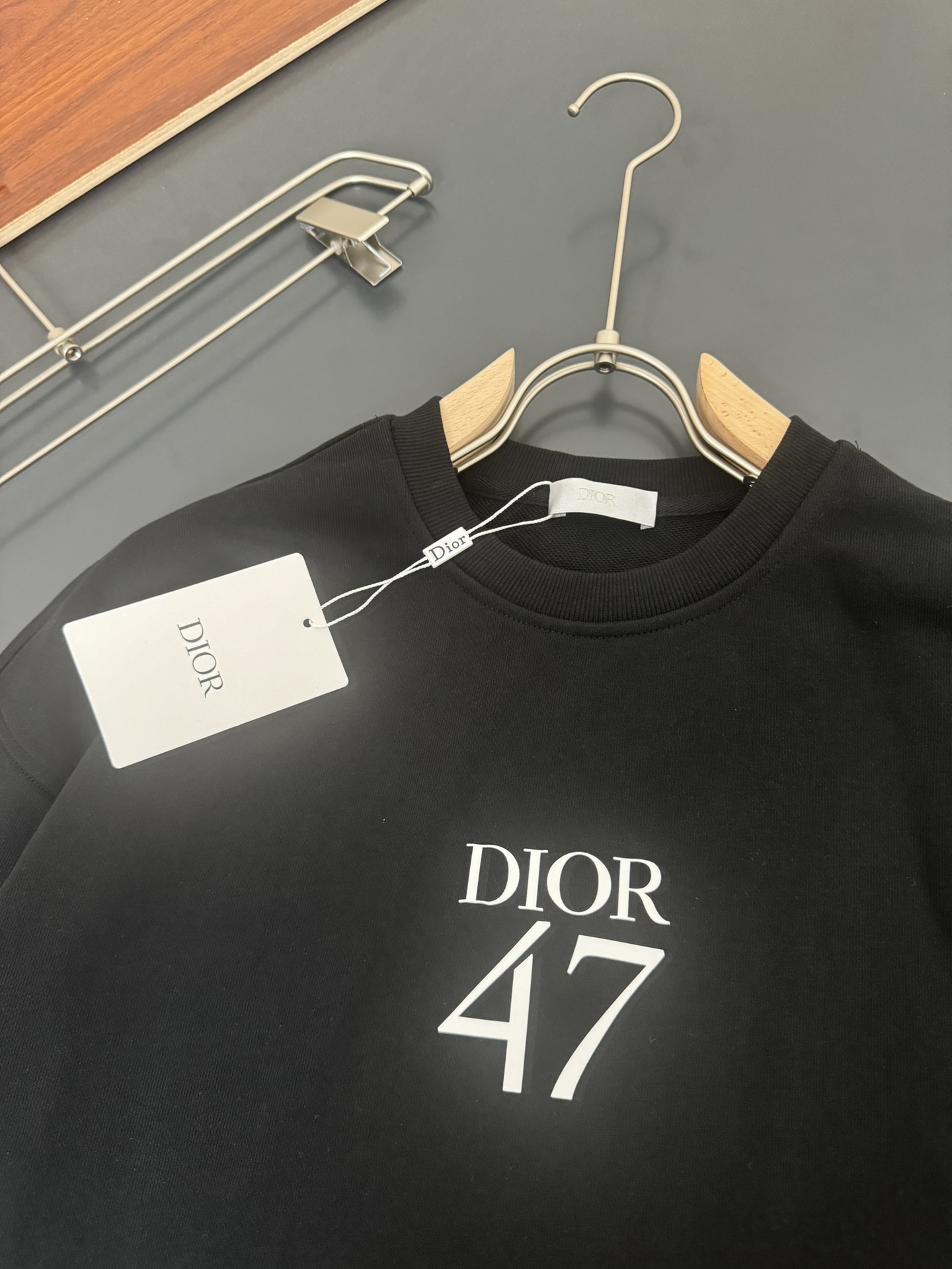 ディオール「Dior」エンブレム ロゴ プルオーバー スウェットシャツ 