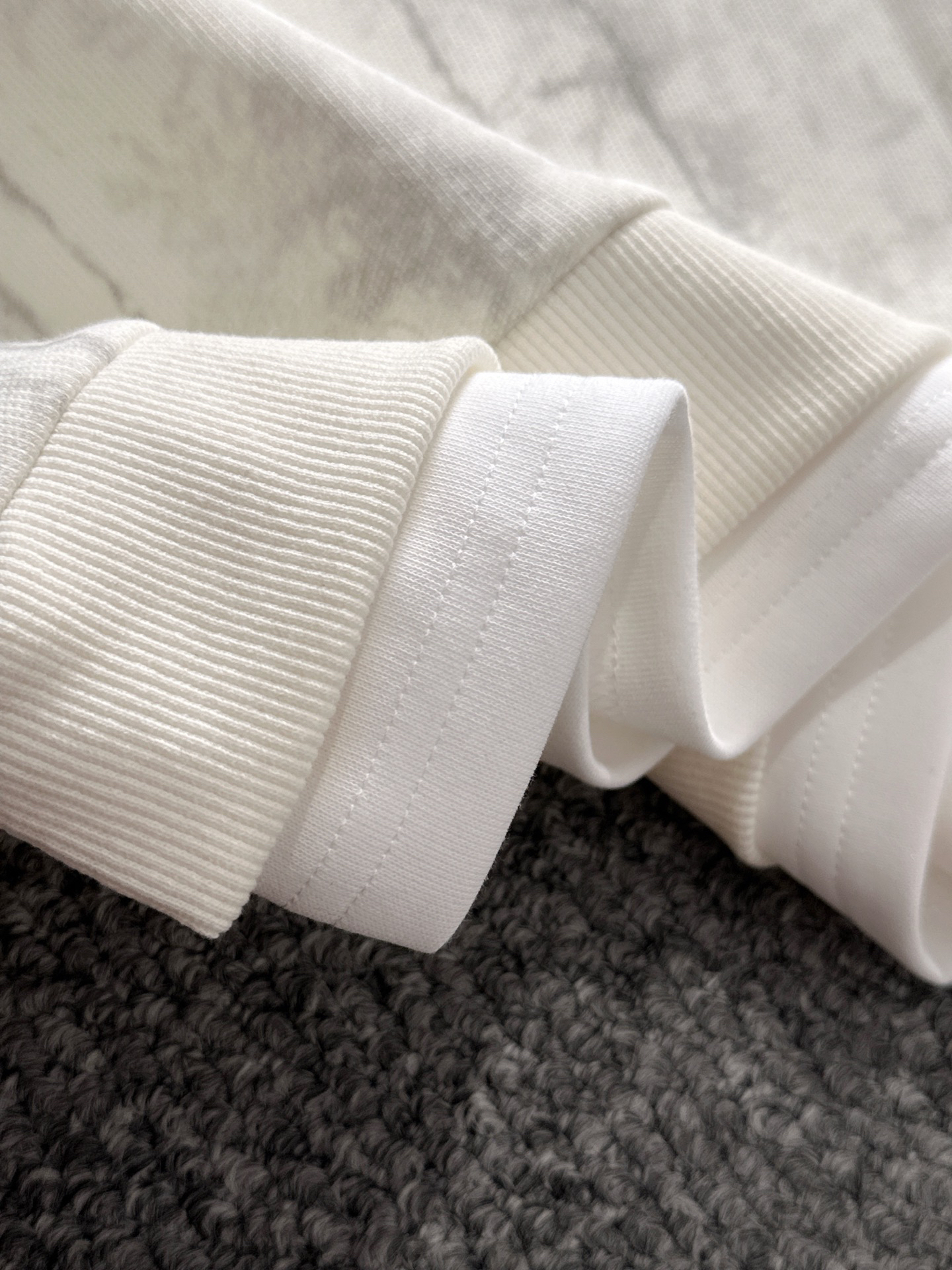 ディオール「Dior」エンブレム タオル刺繍 スウェットシャツ