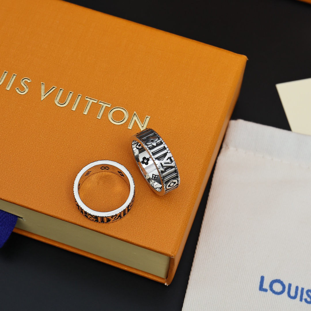 ルイ・ヴィトン「Louis Vuitton」Mosaic Chain リング