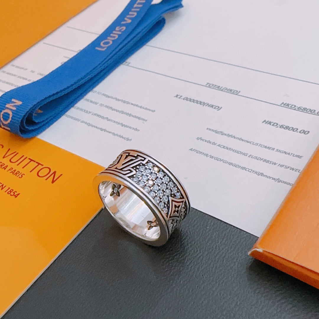 ルイ・ヴィトン「Louis Vuitton」Mosaic Chain リング