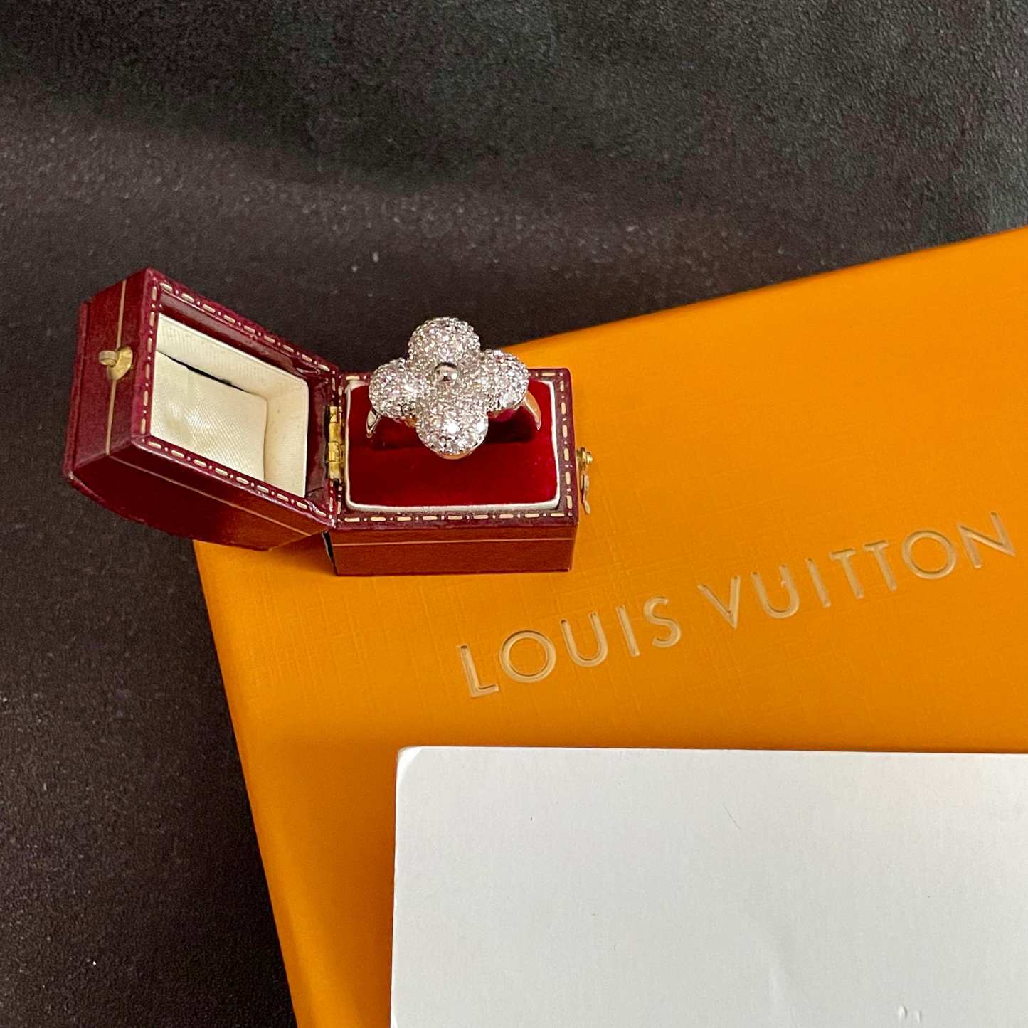 ルイ・ヴィトン「Louis Vuitton」Le Damier de Louis Vuitton ダイヤモンド リング