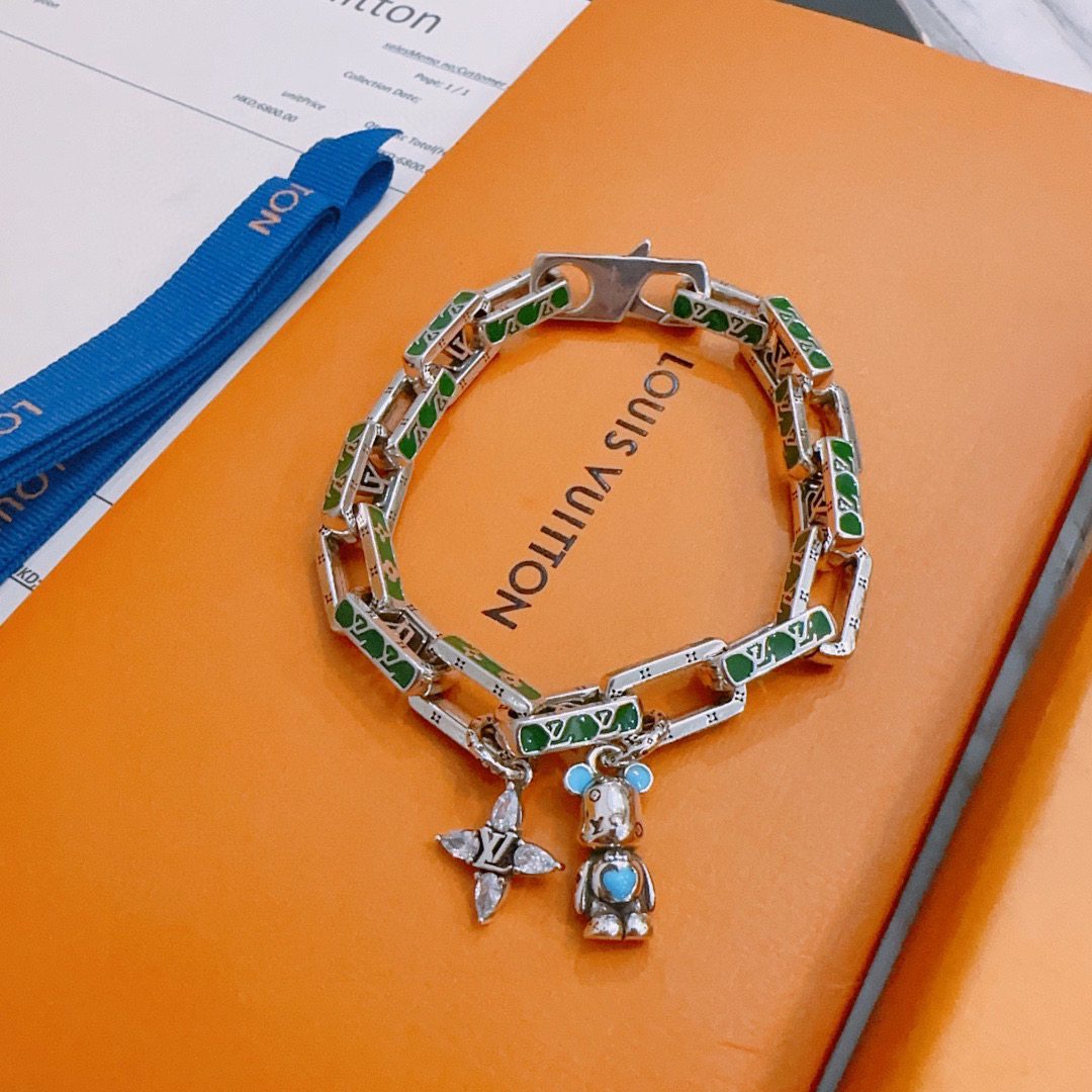 ルイ・ヴィトン「Louis Vuitton」Volt Curb Chain ブレスレット