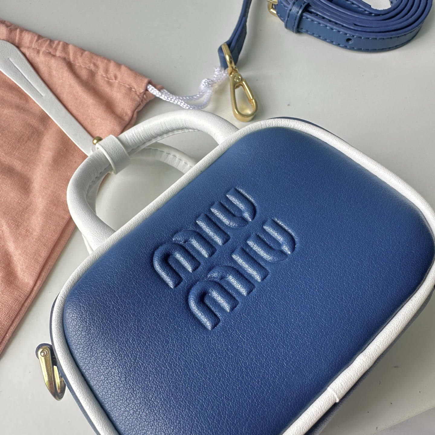 ミュウミュウ「Miu Miu」Beau Series Mini Briefcase