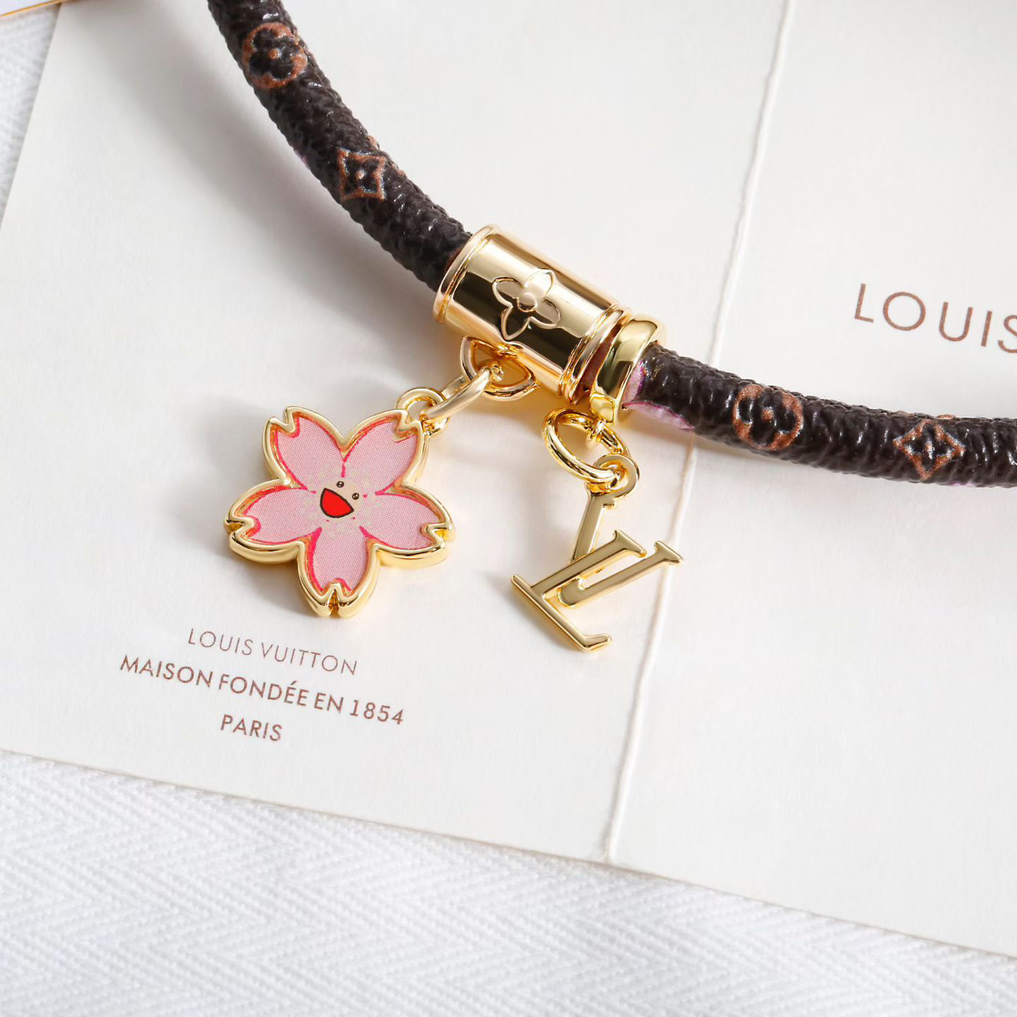 「コラボモデル」LOUIS VUITTON x TAKASHI MURAKAMI 桜のブレスレット