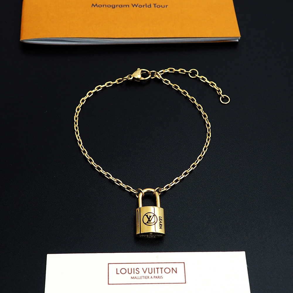 ルイ・ヴィトン「Louis Vuitton」Silver Lockit ブレスレット
