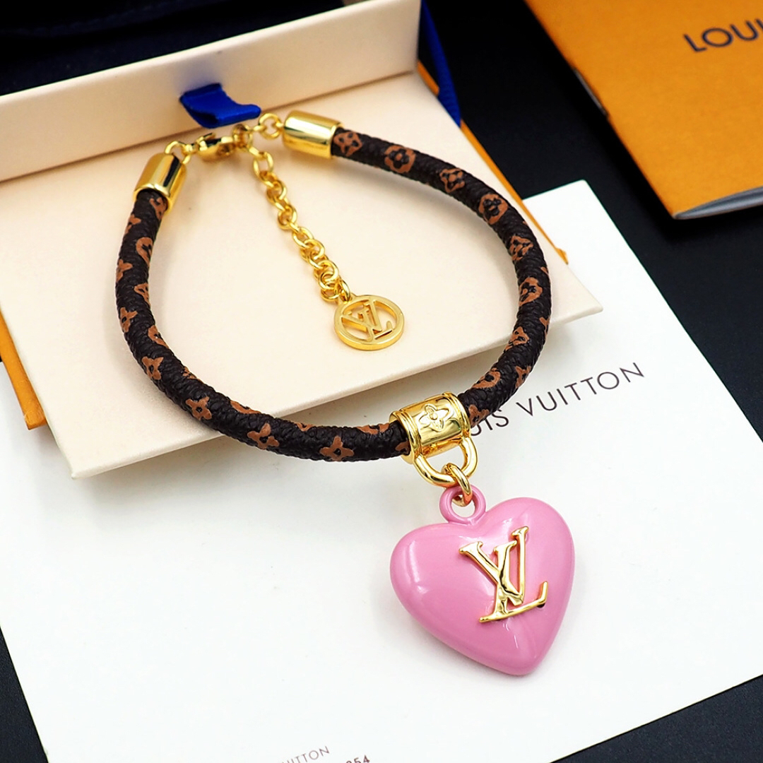ルイ・ヴィトン「Louis Vuitton」Iconic Heart ブレスレット