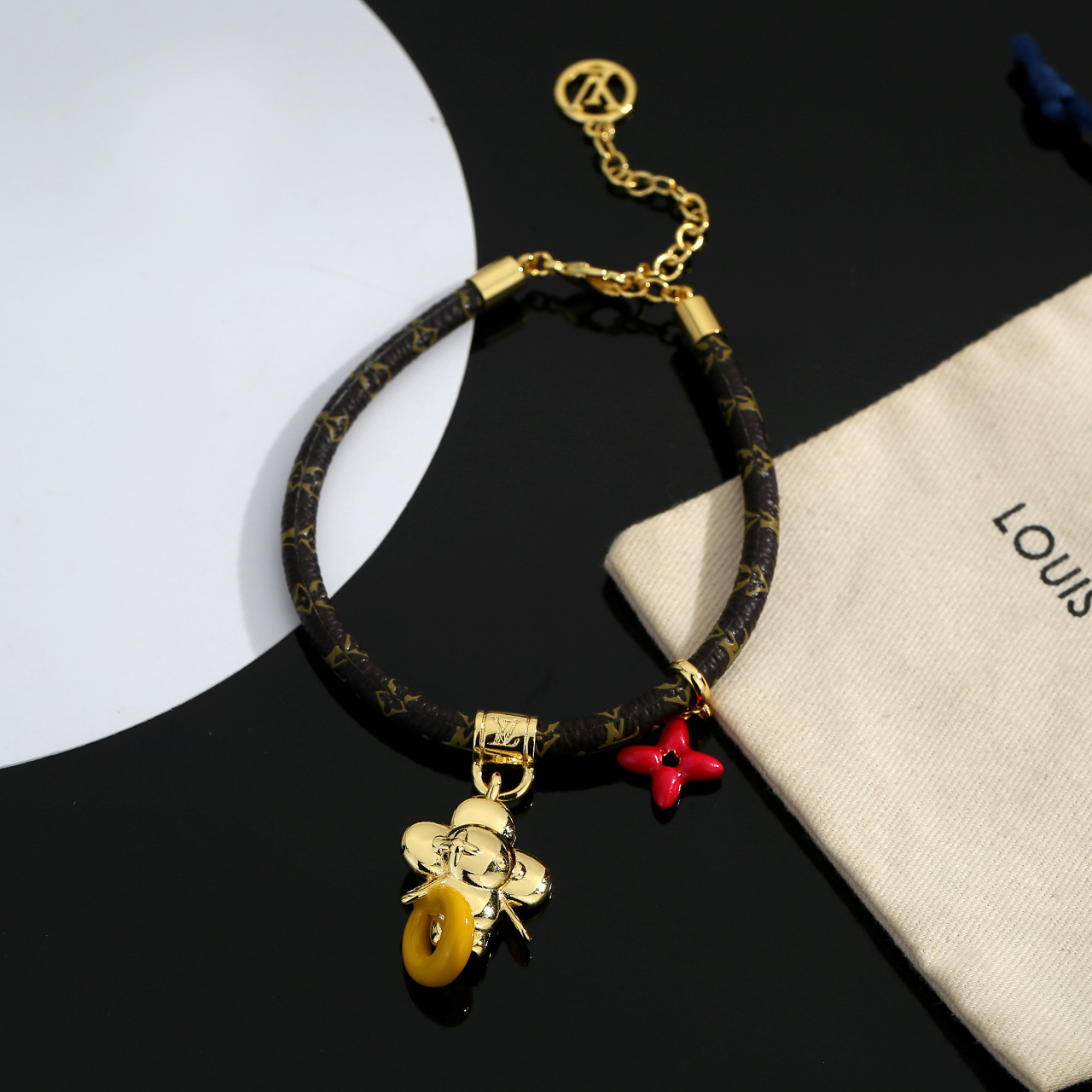 ルイ・ヴィトン「Louis Vuitton」Circle ダブルフェイス ブレスレット
