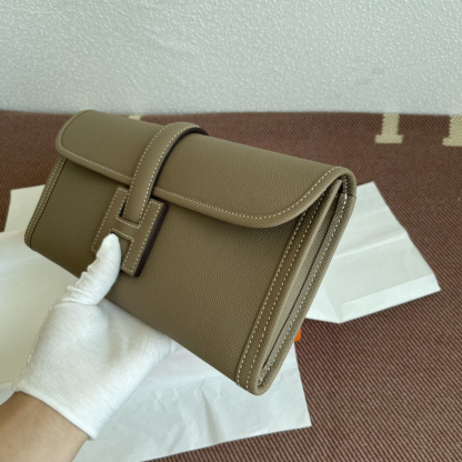 エルメス「Hermès」エトープ エプソムレザー クラッチバッグ