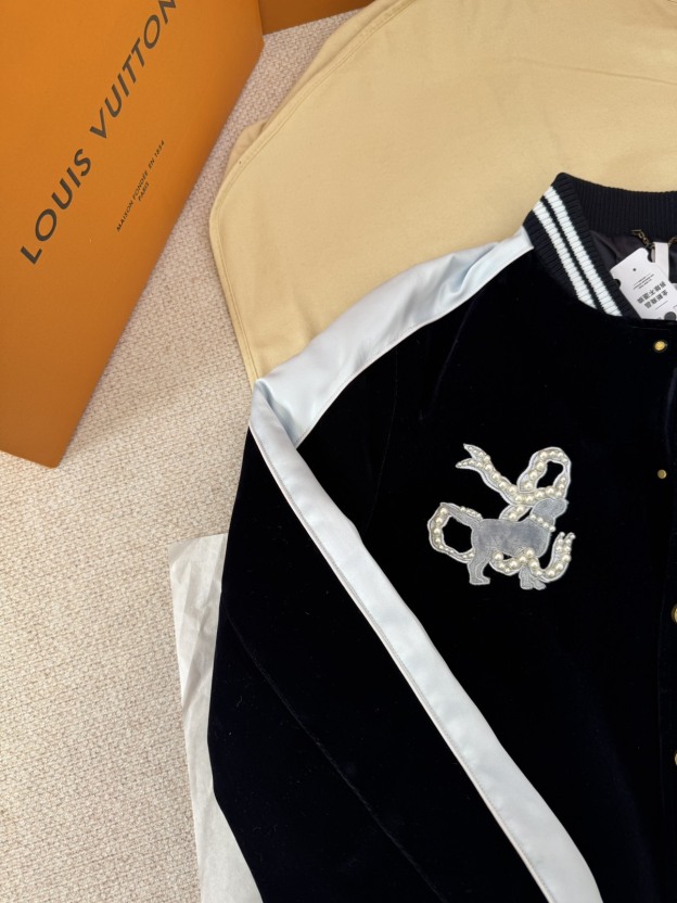 ルイ・ヴィトン「Louis Vuitton」シルクベルベット ペアルック バレージャケット