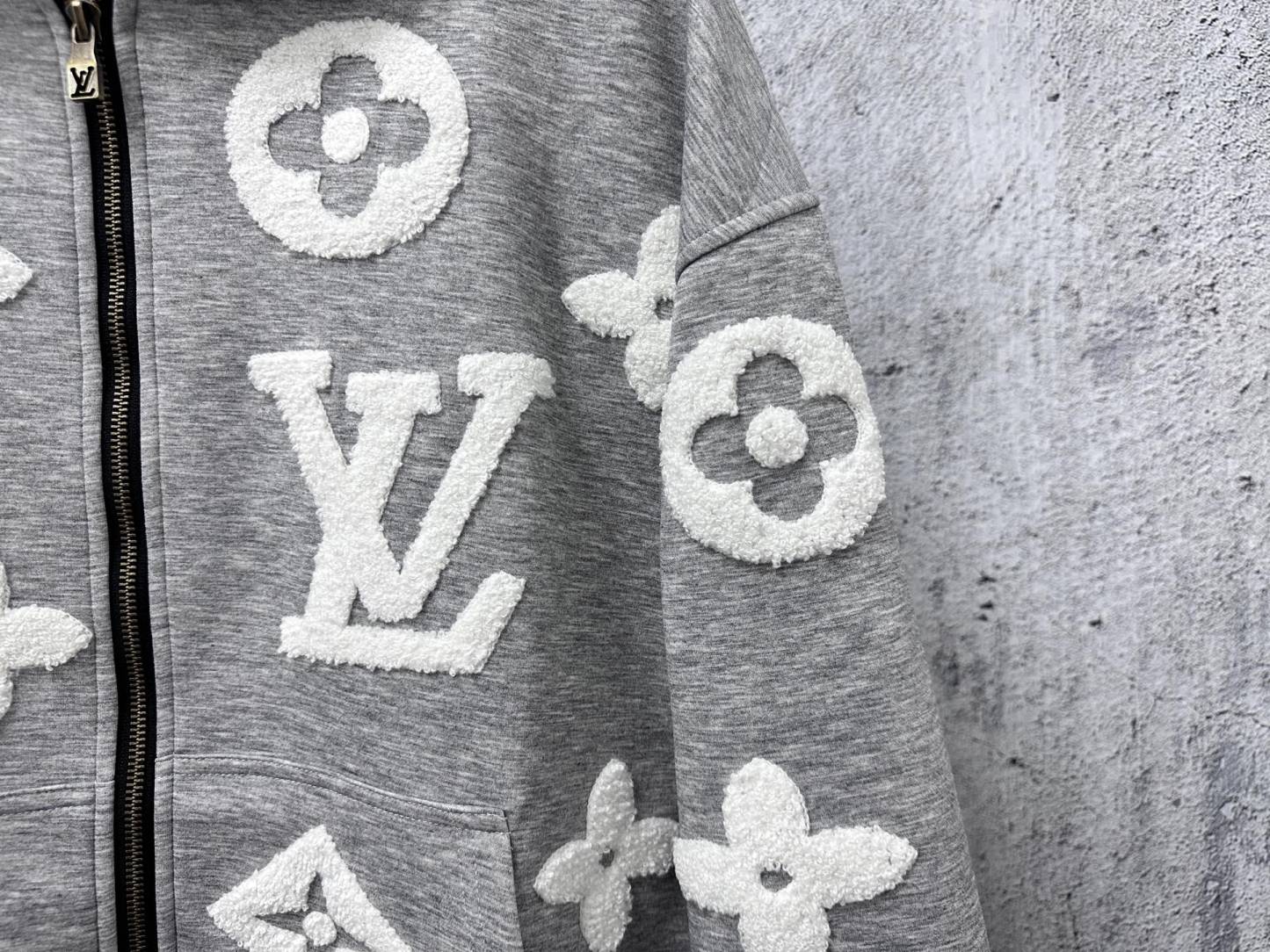 ルイ・ヴィトン「Louis Vuitton」フルジップパーカー ウールンジャケット